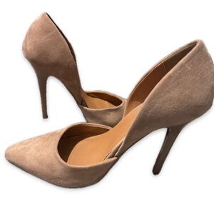 QUPID WOMENS POINTED-TOE D’ORSAY HEELS SIZE 8